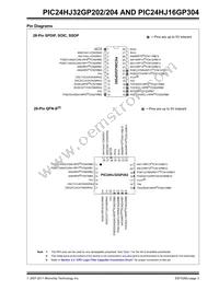 PIC24HJ32GP204-H/PT Datasheet Page 3