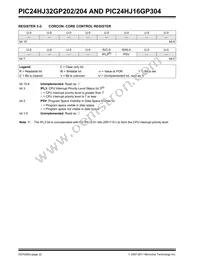 PIC24HJ32GP204-H/PT Datasheet Page 22