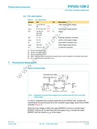 PIP202-12M-2 Datasheet Page 3