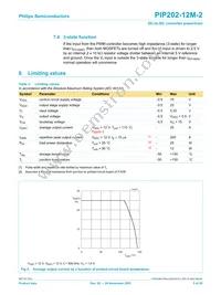 PIP202-12M-2 Datasheet Page 5