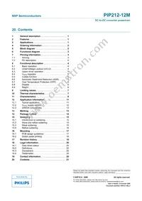 PIP212-12M Datasheet Page 21