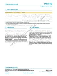 PIP250M Datasheet Page 18