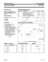 PIP3105-P Datasheet Cover