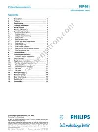 PIP401 Datasheet Page 16