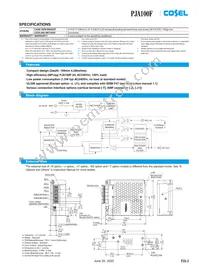PJA600F-5-W Datasheet Page 3