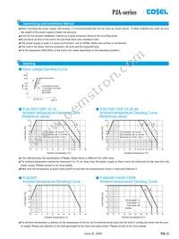 PJA600F-5-W Datasheet Page 15