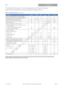 PJT007A0X3-SRZ Datasheet Page 3