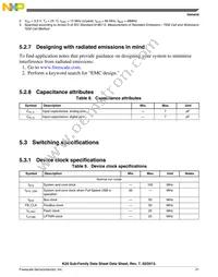 PK20N512VLL100 Datasheet Page 21