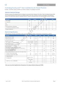 PKX007A0X43-SRZ Datasheet Page 2