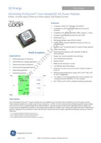 PKX014A0X43-SRZ Datasheet Cover