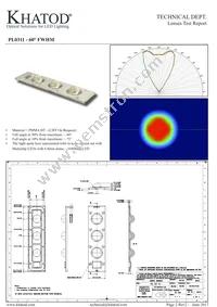 PL0311 Datasheet Cover