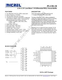 PL138-18FC Datasheet Cover