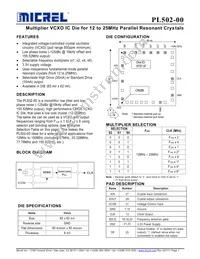 PL502-00DC Datasheet Cover