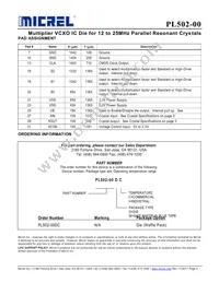 PL502-00DC Datasheet Page 4