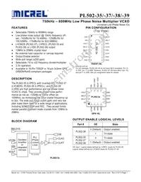 PL502-38OC Datasheet Cover