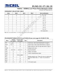 PL502-38OC Datasheet Page 2