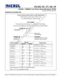 PL502-38OC Datasheet Page 9