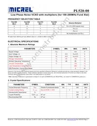 PL520-00DC Datasheet Page 2