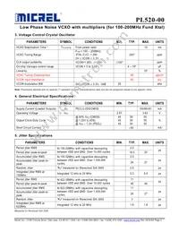 PL520-00DC Datasheet Page 3