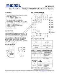 PL520-20DC Datasheet Cover