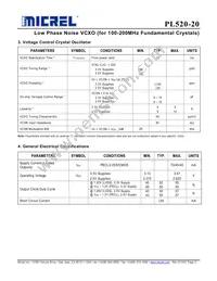 PL520-20DC Datasheet Page 3