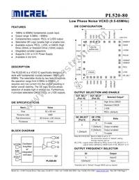 PL520-80DC Datasheet Cover