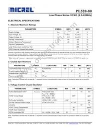 PL520-80DC Datasheet Page 2