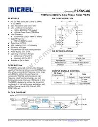 PL585-88DC Datasheet Cover