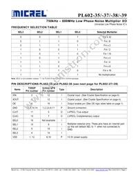 PL602-39QC-R Datasheet Page 2