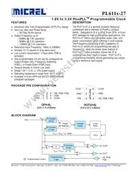 PL611S-27-O48GC Datasheet Cover