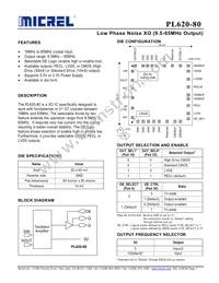 PL620-80DC Datasheet Cover