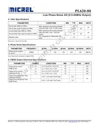 PL620-80DC Datasheet Page 3