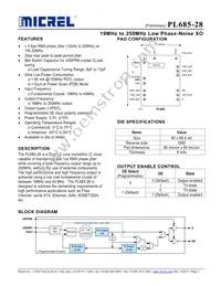 PL685-28DC Datasheet Cover