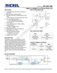 PL685-88DC Datasheet Cover