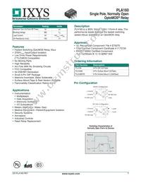 PLA160S Datasheet Cover