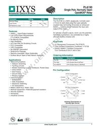 PLA190S Datasheet Cover