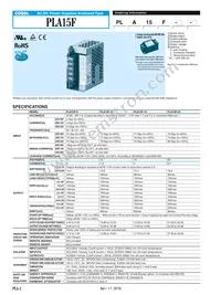 PLA600F-48-V Datasheet Cover