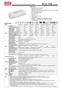 PLC-100-27 Datasheet Cover