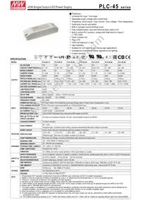 PLC-45-12 Datasheet Cover