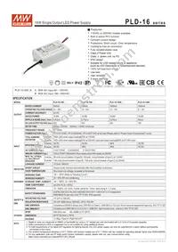 PLD-16-700B Datasheet Cover