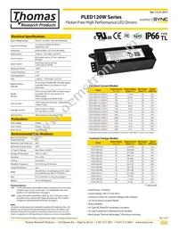PLED120W-343-C0350 Datasheet Cover