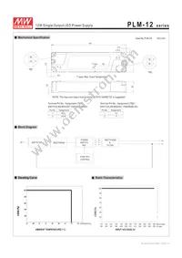 PLM-12-700 Datasheet Page 3