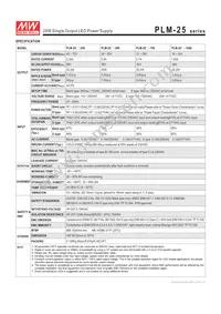PLM-25-700 Datasheet Page 2