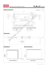 PLM-25-700 Datasheet Page 3