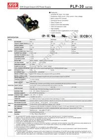 PLP-30-12 Datasheet Cover