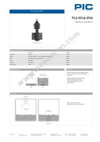 PLS-031A-3PAI Datasheet Page 2