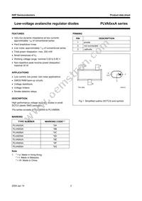 PLVA659A/ZLR Datasheet Page 3