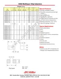 PM0402-8N2J Datasheet Cover