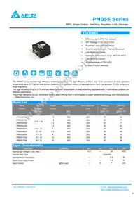 PM05S025A Datasheet Cover