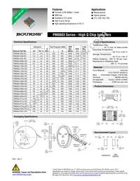 PM0603-R39J-RC Datasheet Cover
